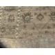 Hand-Knotted Wool Area Rug, Beige Floral Design Carpet for Living Room