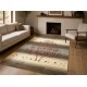 Hand-Knotted Wool Area Rug for Living Room, Tree Design Beige and Brown Carpet Hand-Knotted Wool Area Rug for Living Room, Tree Design Beige and Brown Carpet