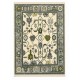 Hand-Knotted Large Area Rug for Home Decor, Oushak Green Floral Design Wool Carpet Hand-Knotted Large Area Rug for Home Decor, Oushak Green Floral Design Wool Carpet