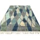 Abstract Hand-Knotted 100% Wool Area Rug in Blue & Green for Modern Living Rooms Abstract Hand-Knotted 100% Wool Area Rug in Blue & Green for Modern Living Rooms