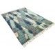Abstract Hand-Knotted 100% Wool Area Rug in Blue & Green for Modern Living Rooms Abstract Hand-Knotted 100% Wool Area Rug in Blue & Green for Modern Living Rooms