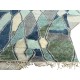 Abstract Hand-Knotted 100% Wool Area Rug in Blue & Green for Modern Living Rooms Abstract Hand-Knotted 100% Wool Area Rug in Blue & Green for Modern Living Rooms