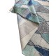 Abstract Hand-Knotted 100% Wool Area Rug in Blue & Green for Modern Living Rooms Abstract Hand-Knotted 100% Wool Area Rug in Blue & Green for Modern Living Rooms
