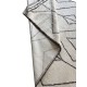 Moroccan Berber-Inspired Modern Hand-Knotted 100% Wool Area Rug in Beige & Brown Moroccan Berber-Inspired Modern Hand-Knotted 100% Wool Area Rug in Beige & Brown