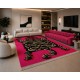 Contemporary Hand-Knotted 100% Wool Tiger Area Rug in Pink Contemporary Hand-Knotted 100% Wool Tiger Area Rug in Pink