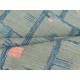 Modern Hand-Woven 100% Wool Grid Pattern Kilim, Flat-Weave Scandinavian Rug Modern Hand-Woven 100% Wool Grid Pattern Kilim, Flat-Weave Scandinavian Rug
