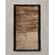 Hand-Knotted Turkish Tulu Rug. 100% Wool Minimalist Border Design. Beige, Brown & Black Colors. Custom Options Available Hand-Knotted Turkish Tulu Rug. 100% Wool Minimalist Border Design. Beige, Brown & Black Colors. Custom Options Available