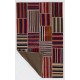 Handmade Striped Turkish Patchwork Rug Made from Vintage Wool Kilims Handmade Striped Turkish Patchwork Rug Made from Vintage Wool Kilims