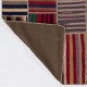 Handmade Striped Turkish Patchwork Rug Made from Vintage Wool Kilims Handmade Striped Turkish Patchwork Rug Made from Vintage Wool Kilims