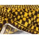 Hand-Knotted Checkered Tulu Rug. 100% Wool. Brown & Mustard Yellow Carpet. Custom Options Available Hand-Knotted Checkered Tulu Rug. 100% Wool. Brown & Mustard Yellow Carpet. Custom Options Available