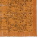 Vintage Hand-knotted Floral Design Turkish Wool Area Rug Overdyed in Orange for Living Room Vintage Hand-knotted Floral Design Turkish Wool Area Rug Overdyed in Orange for Living Room