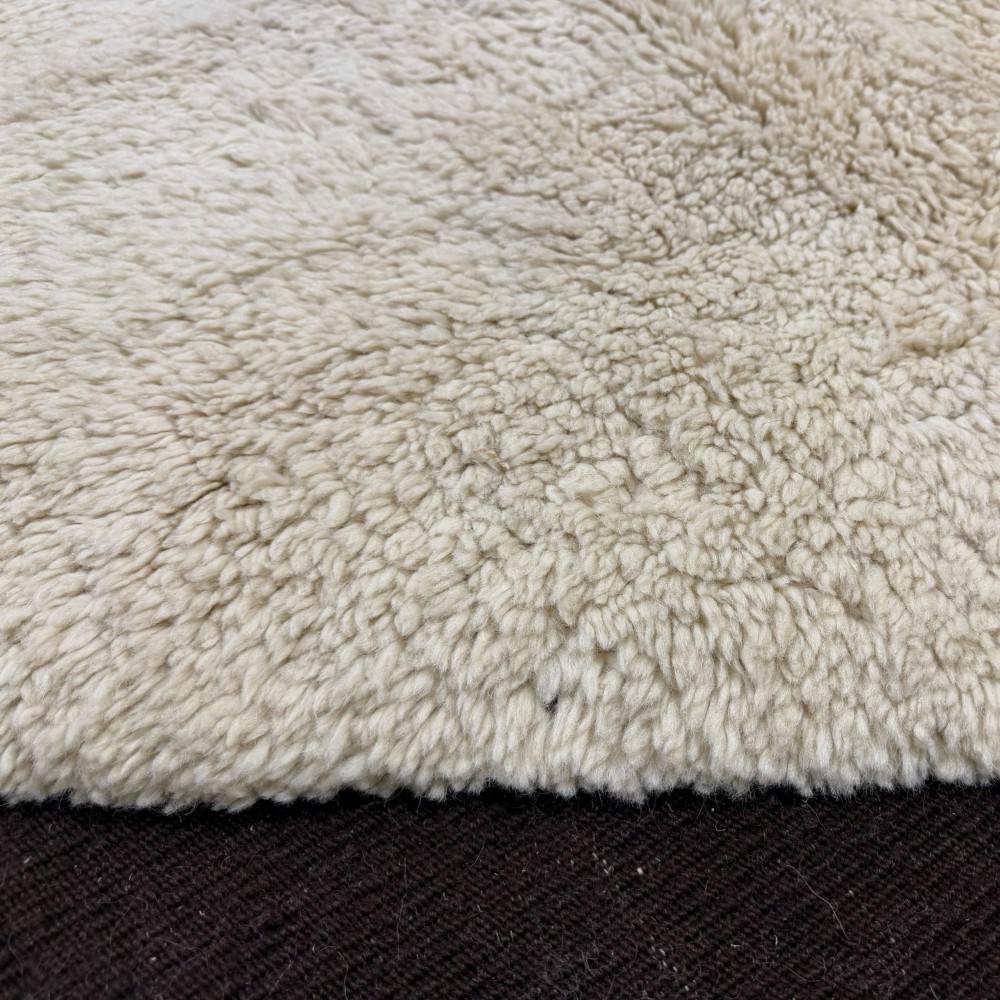 Modern Hand Knotted Turkish Rug in Brown and Ivory, 100% Natural Wool. Custom Options Available Modern Hand Knotted Turkish Rug in Brown and Ivory, 100% Natural Wool. Custom Options Available
