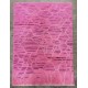 Handknotted Moroccan Design Pink Tulu Rug. 100% Wool. Modern Turkish Carpet Handknotted Moroccan Design Pink Tulu Rug. 100% Wool. Modern Turkish Carpet