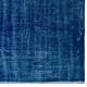 Vintage Hand-Knotted Shabby Chic Style Turkish Wool Area Rug Overdyed in Blue Vintage Hand-Knotted Shabby Chic Style Turkish Wool Area Rug Overdyed in Blue