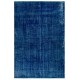 Vintage Hand-Knotted Shabby Chic Style Turkish Wool Area Rug Overdyed in Blue Vintage Hand-Knotted Shabby Chic Style Turkish Wool Area Rug Overdyed in Blue