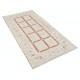 Traditional Handknotted Turkish Accent Rug for Entryway | Beige Bedside Rug | 100% Wool