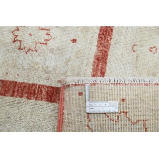 Traditional Handknotted Turkish Accent Rug for Entryway | Beige Bedside Rug | 100% Wool