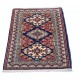 Hand Knotted Navy Blue, Red, Ivory Wool Area Rug | Geometric Tribal Medallion Patterned Small Rug Hand Knotted Navy Blue, Red, Ivory Wool Area Rug | Geometric Tribal Medallion Patterned Small Rug