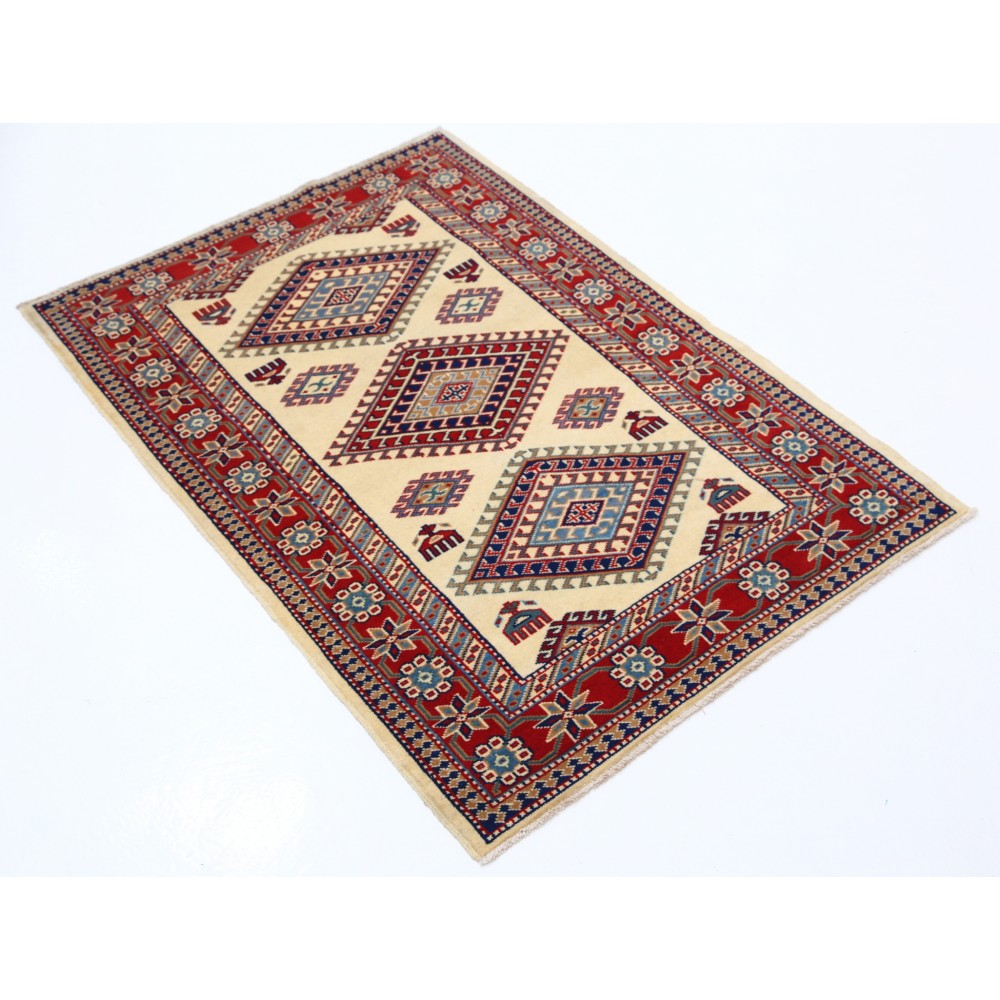 Decorative Turkish Area Rug | Hand Knotted Village Rug | 100% Wool