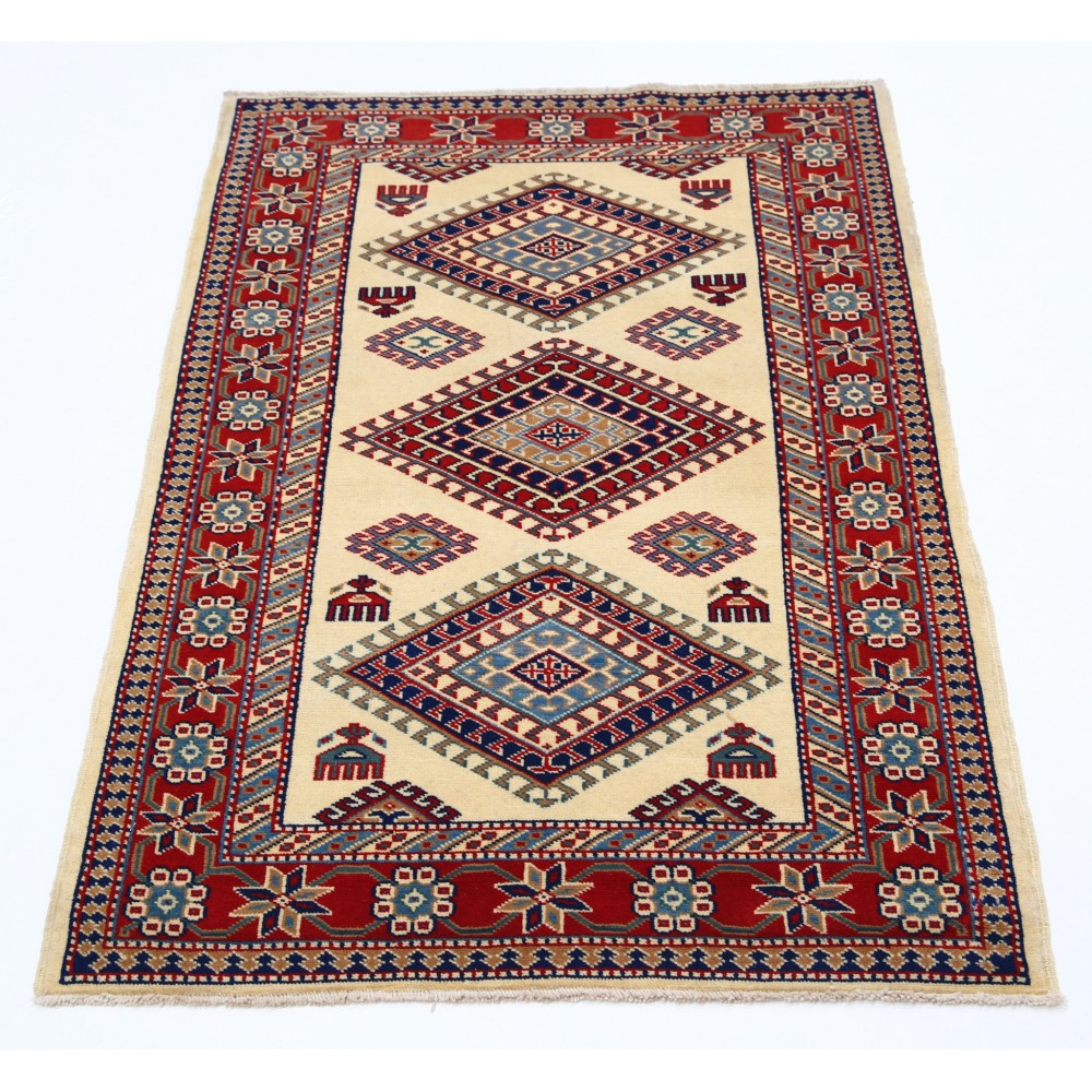 Decorative Turkish Area Rug | Hand Knotted Village Rug | 100% Wool