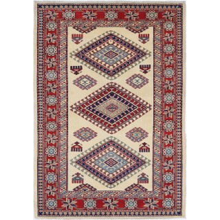 Decorative Turkish Area Rug | Hand Knotted Village Rug | 100% Wool