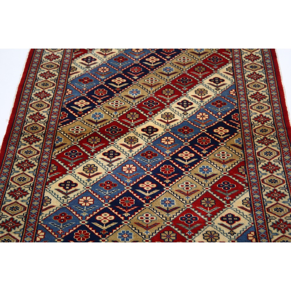 Colorful Tribal Accent Rug for Bedroom | Hand Knotted Turkish Wool Rug Colorful Tribal Accent Rug for Bedroom | Hand Knotted Turkish Wool Rug