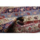 Colorful Tribal Accent Rug for Bedroom | Hand Knotted Turkish Wool Rug Colorful Tribal Accent Rug for Bedroom | Hand Knotted Turkish Wool Rug