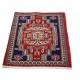 Red Handknotted Accent Rug | Woolen Floor Covering | Handmade Rug for Bedroom and Entryway