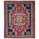 Red Handknotted Accent Rug | Woolen Floor Covering | Handmade Rug for Bedroom and Entryway