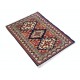 Hand Knotted Navy Blue, Red, Ivory Wool Area Rug | Turkish Geometric Medallion Accent Rug Hand Knotted Navy Blue, Red, Ivory Wool Area Rug | Turkish Geometric Medallion Accent Rug