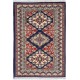 Hand Knotted Navy Blue, Red, Ivory Wool Area Rug | Turkish Geometric Medallion Accent Rug Hand Knotted Navy Blue, Red, Ivory Wool Area Rug | Turkish Geometric Medallion Accent Rug
