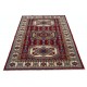 Hand Knotted Red, Navy Blue, Ivory, Light Blue Wool Area Rug | Turkish Tribal Style Accent Rug Hand Knotted Red, Navy Blue, Ivory, Light Blue Wool Area Rug | Turkish Tribal Style Accent Rug