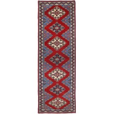 Handmade Red Wool Rug | Hand Knotted Tribal Accent Rug for Home Decor