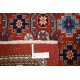 Hand-Knotted Geometric Tribal Area Rug | Rust Red, Navy Blue, Beige Wool Carpet for Living Room, Bedroom & Dining Room Hand-Knotted Geometric Tribal Area Rug | Rust Red, Navy Blue, Beige Wool Carpet for Living Room, Bedroom & Dining Room