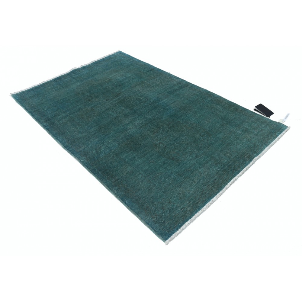 Teal Blue Contemporary Area Rug | Hand Knotted Accent Rug | 100% Wool Teal Blue Contemporary Area Rug | Hand Knotted Accent Rug | 100% Wool