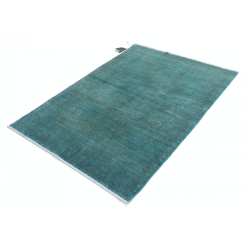 Teal Blue Contemporary Area Rug | Hand Knotted Accent Rug | 100% Wool Teal Blue Contemporary Area Rug | Hand Knotted Accent Rug | 100% Wool
