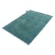 Teal Blue Contemporary Area Rug | Hand Knotted Accent Rug | 100% Wool Teal Blue Contemporary Area Rug | Hand Knotted Accent Rug | 100% Wool