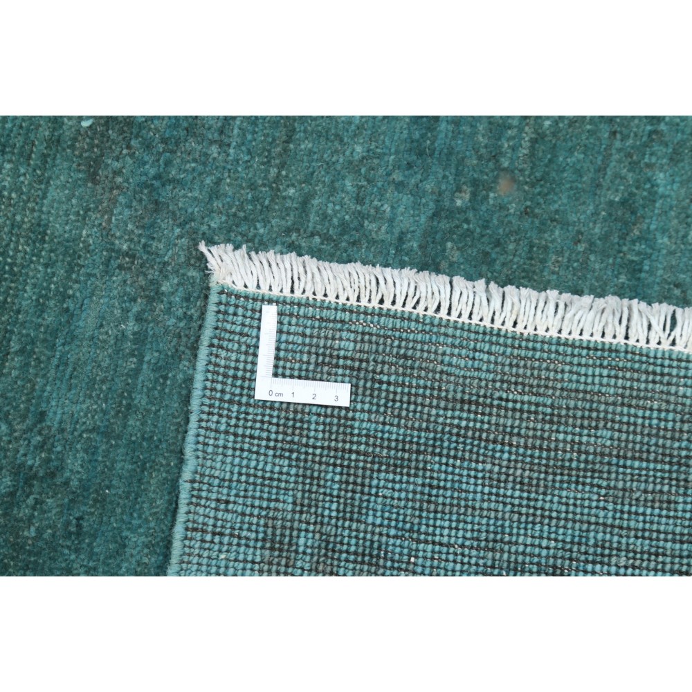 Teal Blue Contemporary Area Rug | Hand Knotted Accent Rug | 100% Wool Teal Blue Contemporary Area Rug | Hand Knotted Accent Rug | 100% Wool