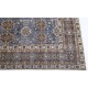 Hand Knotted Light Blue, Taupe and Ivory Wool Area Rug | Turkish Geometric Floral Design Carpet Hand Knotted Light Blue, Taupe and Ivory Wool Area Rug | Turkish Geometric Floral Design Carpet