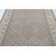 Hand Knotted Ivory, Blush, Light Blue Wool Area Rug | Turkish Geometric Design Accent Rug Hand Knotted Ivory, Blush, Light Blue Wool Area Rug | Turkish Geometric Design Accent Rug