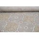 Hand Knotted Ivory, Blush, Light Blue Wool Area Rug | Turkish Geometric Design Accent Rug Hand Knotted Ivory, Blush, Light Blue Wool Area Rug | Turkish Geometric Design Accent Rug