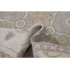 Hand Knotted Ivory, Blush, Light Blue Wool Area Rug | Turkish Geometric Design Accent Rug Hand Knotted Ivory, Blush, Light Blue Wool Area Rug | Turkish Geometric Design Accent Rug