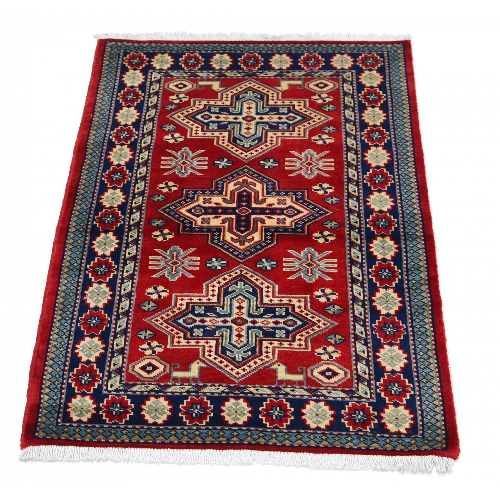Hand Knotted Turkish Wool Accent Rug | Tribal Red Small Rug for Home Decor Hand Knotted Turkish Wool Accent Rug | Tribal Red Small Rug for Home Decor