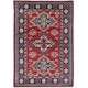 Hand Knotted Geometric Wool Accent Rug | Red Turkish Rug for Bedroom, Kitchen and Entryway Decor Hand Knotted Geometric Wool Accent Rug | Red Turkish Rug for Bedroom, Kitchen and Entryway Decor