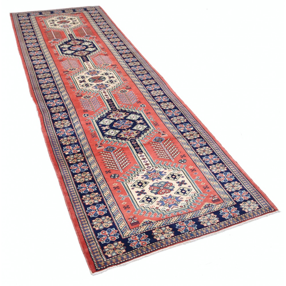 Handknotted Red Runner Rug for Corridor, Entryway and Hallway | Wool Kitchen Rug | Stair Rug Handknotted Red Runner Rug for Corridor, Entryway and Hallway | Wool Kitchen Rug | Stair Rug