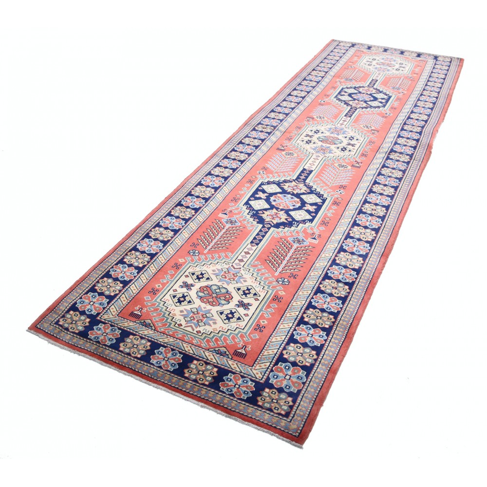 Handknotted Red Runner Rug for Corridor, Entryway and Hallway | Wool Kitchen Rug | Stair Rug Handknotted Red Runner Rug for Corridor, Entryway and Hallway | Wool Kitchen Rug | Stair Rug