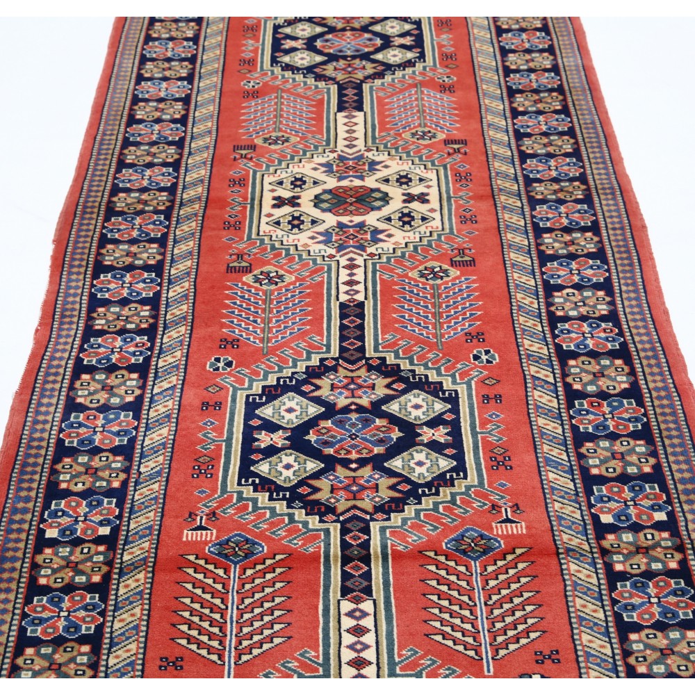 Handknotted Red Runner Rug for Corridor, Entryway and Hallway | Wool Kitchen Rug | Stair Rug Handknotted Red Runner Rug for Corridor, Entryway and Hallway | Wool Kitchen Rug | Stair Rug