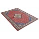 Hand Knotted Tribal Rug | Red Accent Rug with Medallion Design | Woolen Floor Covering Hand Knotted Tribal Rug | Red Accent Rug with Medallion Design | Woolen Floor Covering