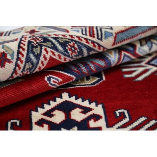 Hand Knotted Turkish Wool Accent Rug | Tribal Red Rug for Home Decor Hand Knotted Turkish Wool Accent Rug | Tribal Red Rug for Home Decor