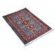 Hand Knotted Light Blue, Red, Ivory Wool Area Rug | Geometric Tribal Medallion Patterned Accent Rug Hand Knotted Light Blue, Red, Ivory Wool Area Rug | Geometric Tribal Medallion Patterned Accent Rug